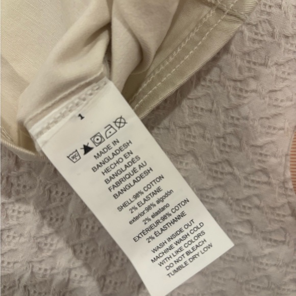 Michael Kors Women's Cream Cropped Button-Front Tank Top size Small - Picture 6 of 8